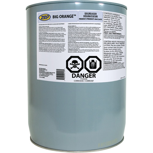 Big Orange Industrial Degreaser & Graffiti Remover, 20 L R.M.G. Prévention