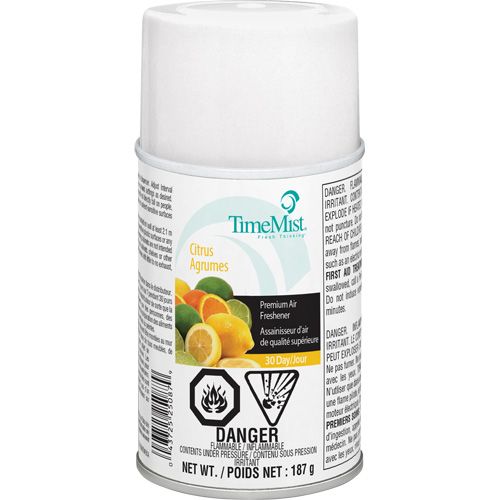 TimeMist&reg; Industrial Strength Air Freshener, Citrus, Aerosol Can/Cartridge R.M.G. Prévention
