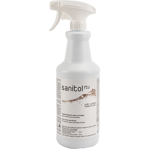 Sanitol Concentrated Disinfectant & Sanitizer, 950 ml, Trigger Bottle R.M.G. Prévention