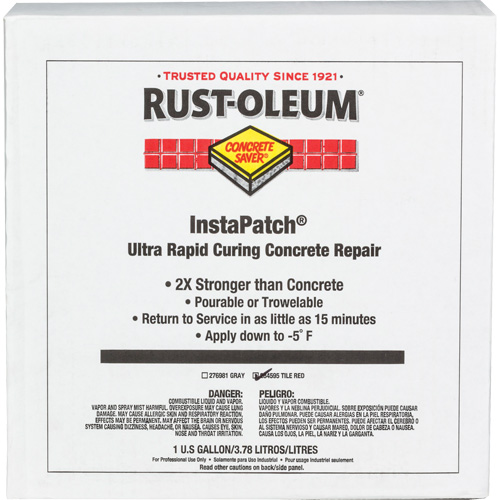 Produit de r&eacute;paration du b&eacute;ton InstaPatch de Concrete Saver, Trousse, Rouge R.M.G. Prévention