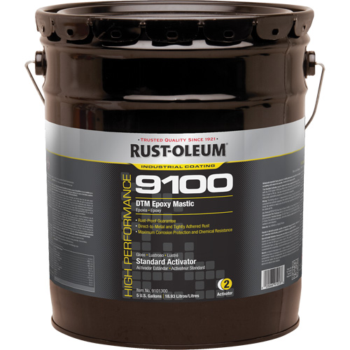 Activateur standard pour mastic &eacute;poxy DTM du syst&egrave;me 9100, 5 gal., Seau R.M.G. Prévention