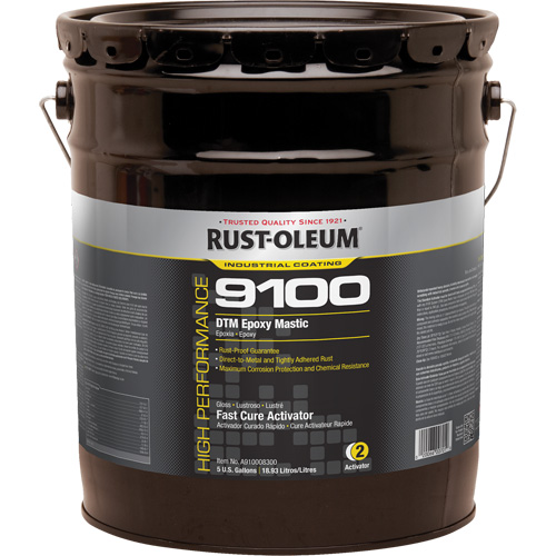 Activateur pour s&eacute;chage rapide pour mastic &eacute;poxy DTM du syst&egrave;me 9100, 5 gal., Seau R.M.G. Prévention