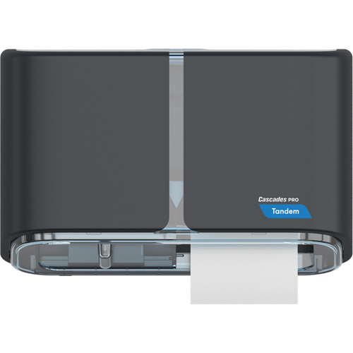 Distributeur haute capacit&eacute; de papier hygi&eacute;nique Pro Tandem &agrave; deux rouleaux, c&ocirc;te &agrave; c&ocirc;te, Multiple Capacit&eacute; du rouleau R.M.G. Prévention