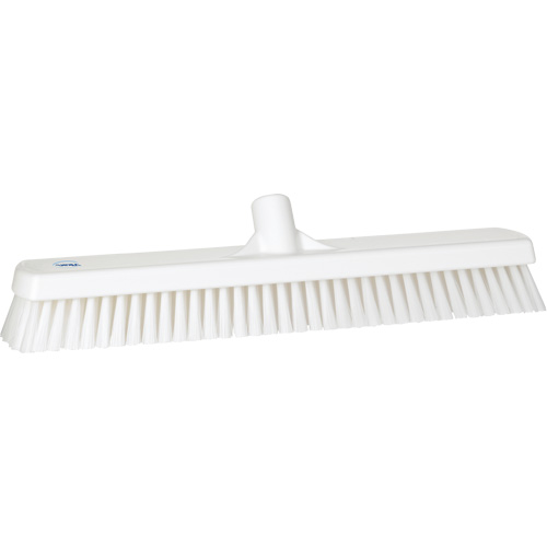 Deck & Wall Scrub Brush, Stiff Bristles, 19", Polyester, White R.M.G. Prévention
