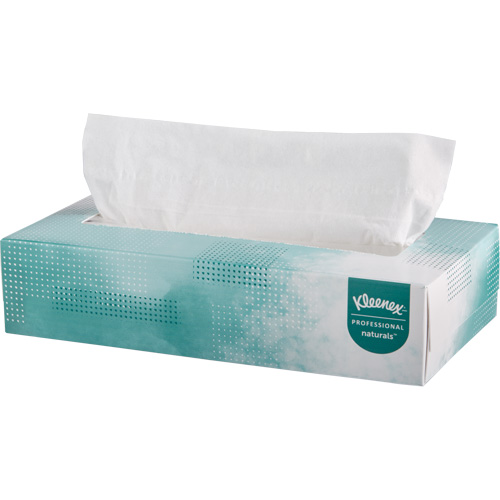 Papiers-mouchoirs Naturals de Kleenex, 2 pli, 8,4" lo x 8" la, 125 feuilles/boîte R.M.G. Prévention