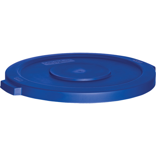 Couvercle pour contenant &agrave; d&eacute;chets, Couvercle plat, Plastique, Convient aux contenants 22" dia. R.M.G. Prévention