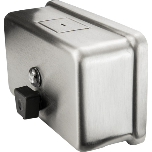 Horizontal Soap Dispenser, Push, 1200 ml Capacity, Bulk Format R.M.G. Prévention