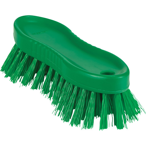 Brosse &agrave; main ColorCore, Soies Ferme, Longueur de 6", Vert R.M.G. Prévention
