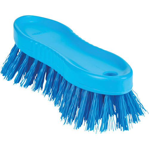 ColorCore Hand Brush, Stiff Bristles, 6" Long, Blue R.M.G. Prévention