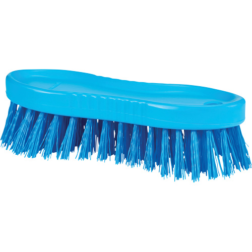 ColorCore Hand Brush, Stiff Bristles, 6" Long, Blue R.M.G. Prévention
