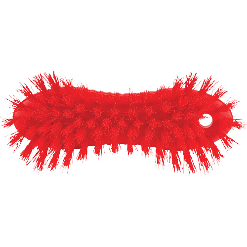 Brosse &agrave; main ColorCore, Soies Ferme, Longueur de 6", Rouge R.M.G. Prévention