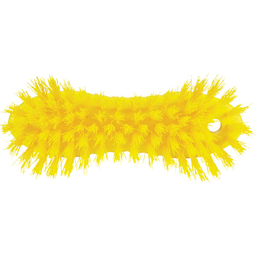 ColorCore Hand Brush, Stiff Bristles, 6" Long, Yellow R.M.G. Prévention