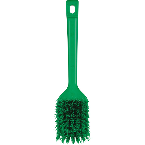 Brosse &agrave; manche court ColorCore, Soies Ferme, Longueur de 12", Vert R.M.G. Prévention