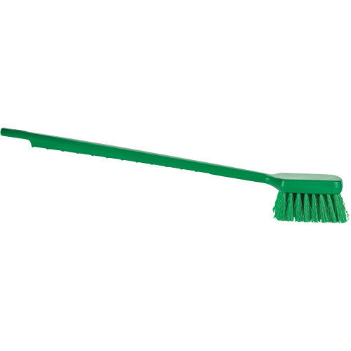 Brosse &agrave; manche long ColorCore, Soies Ferme, Longueur de 20", Vert R.M.G. Prévention