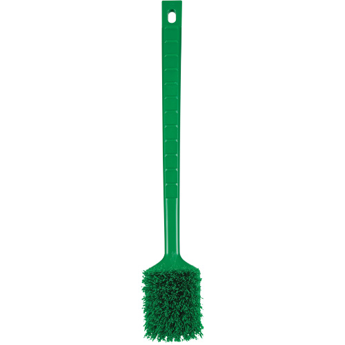 Brosse &agrave; manche long ColorCore, Soies Ferme, Longueur de 20", Vert R.M.G. Prévention