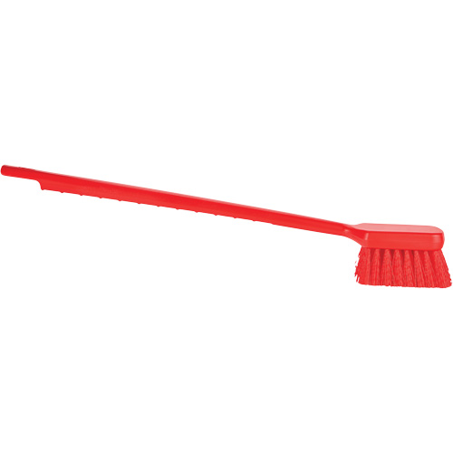 Brosse &agrave; manche long ColorCore, Soies Ferme, Longueur de 20", Rouge R.M.G. Prévention