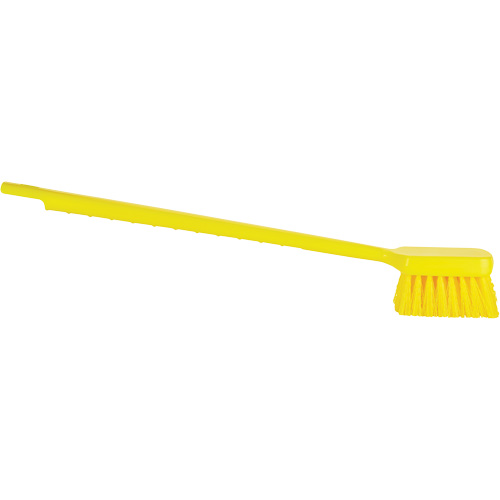 Brosse &agrave; manche long ColorCore, Soies Ferme, Longueur de 20", Jaune R.M.G. Prévention