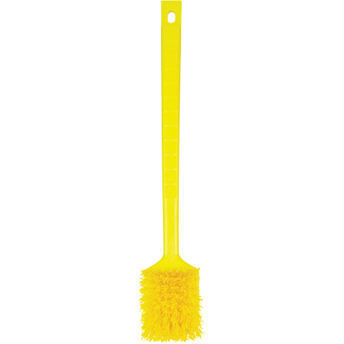 Brosse &agrave; manche long ColorCore, Soies Ferme, Longueur de 20", Jaune R.M.G. Prévention