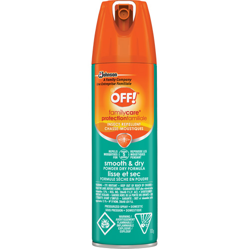 Insectifuge Off! Protection familiale lisse et sec, DEET &agrave; 15 %, A&eacute;rosol, 113 g R.M.G. Prévention