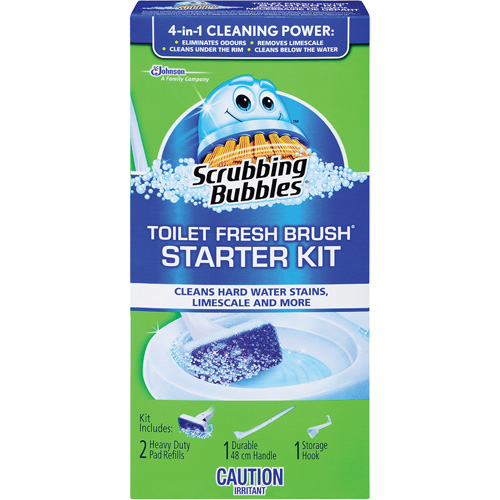 Scrubbing Bubbles&reg; Fresh Brush&reg; Toilet Brush Starter Kit, Refill R.M.G. Prévention