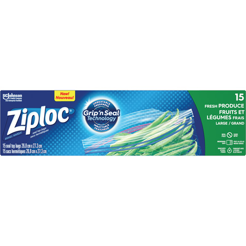 Ziploc&reg; Fresh Produce Bags R.M.G. Prévention