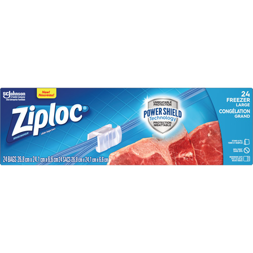 Ziploc&reg; Slider Freezer Bags R.M.G. Prévention