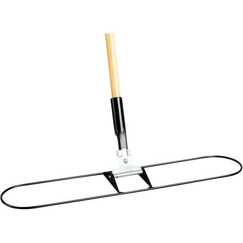 Support et manche pour vadrouille &agrave; &eacute;pousseter Clipper, 36", M&eacute;tal R.M.G. Prévention
