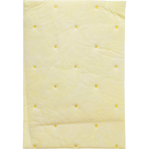 High Capacity Chemical Sorbent Pad, Hazmat, 14.5" x 9.25", 26.3 gal Absorbancy R.M.G. Prévention