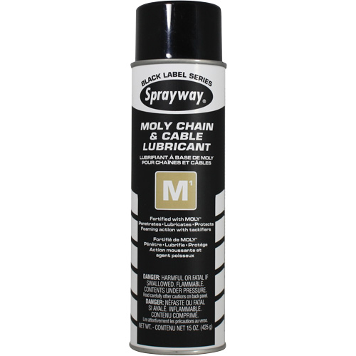 M1 Moly Chain & Cable Lubricant, Aerosol Can R.M.G. Prévention