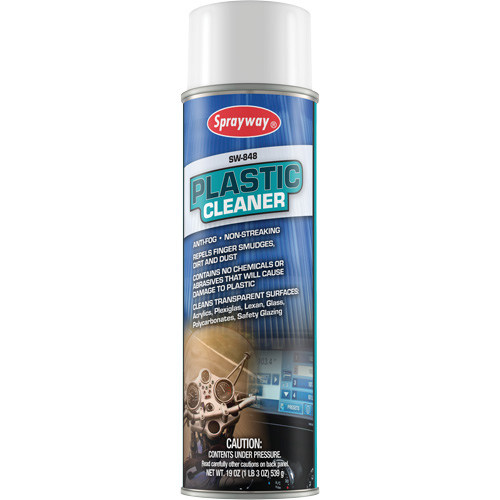 Nettoyant pour surfaces en plastique, 19 oz liq., Canette a&eacute;rosol R.M.G. Prévention