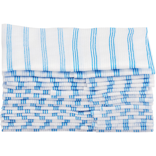 Chiffons jetables, Microfibre, Bleu/Blanc R.M.G. Prévention