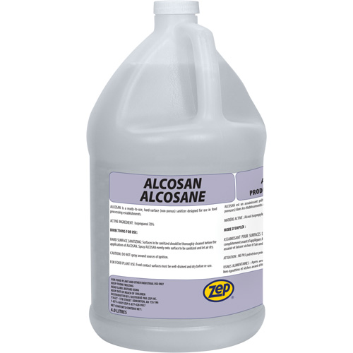 D&eacute;sinfectant de surfaces dures Alcosan, 4 L, Cruche R.M.G. Prévention
