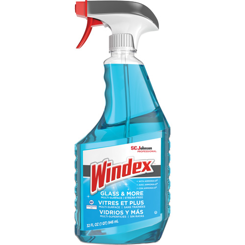 Windex&reg; Glass Cleaner with Ammonia-D&reg;, 32 fl. oz., Trigger Bottle R.M.G. Prévention