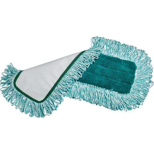 Dry Pad with Fringe, Hook and Loop Style, Microfibre/Polyester, 36" L x 5-3/4" W R.M.G. Prévention