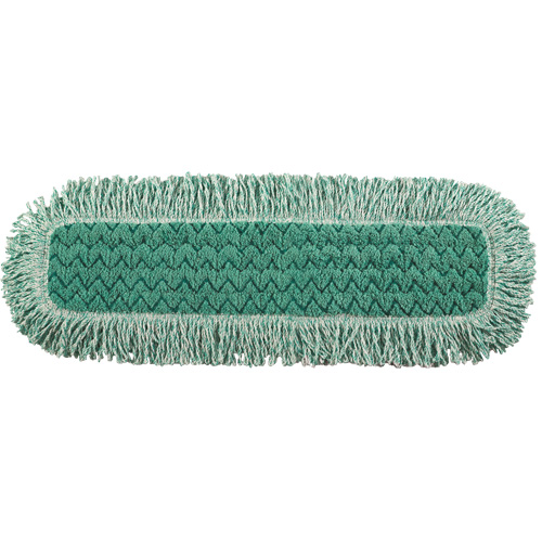 Tampon avec frange pour vadrouille &agrave; &eacute;pousseter Hygen, Style Boucles et crochets, Microfibre, 27-1/2" lo x 9" la R.M.G. Prévention