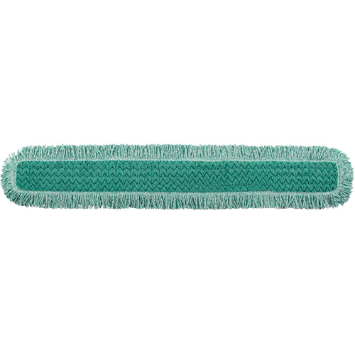 Tampon avec frange pour vadrouille &agrave; &eacute;pousseter Hygen, Style Boucles et crochets, Microfibre, 52" lo x 9" la R.M.G. Prévention