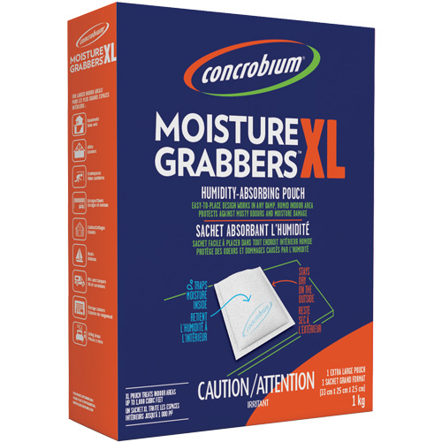 Sachets d&eacute;shydratants Concrobium Moisture Grabbers XL R.M.G. Prévention