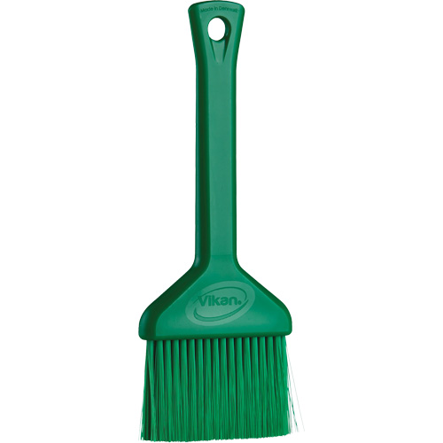 Pinceau &agrave; p&acirc;tisserie 3", Soies Doux, Longueur de 7-3/4", Vert R.M.G. Prévention