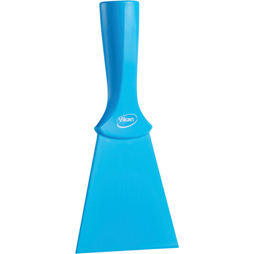 Grattoir en nylon avec poign&eacute;e filet&eacute;e, Bleu, 4" la x 8" lo R.M.G. Prévention