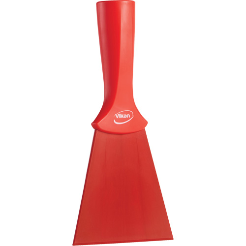Grattoir en nylon avec poign&eacute;e filet&eacute;e, Rouge, 4" la x 8" lo R.M.G. Prévention