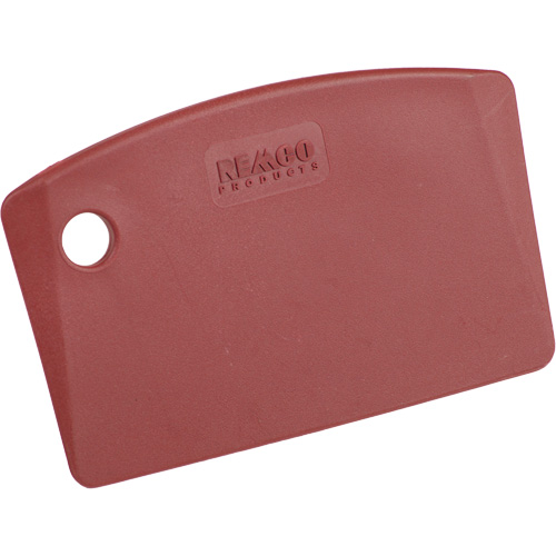 Mini grattoir de paillasse perceptible par d&eacute;tecteur de m&eacute;tal, Rouge, 5-1/4" la x 3-2/5" lo R.M.G. Prévention