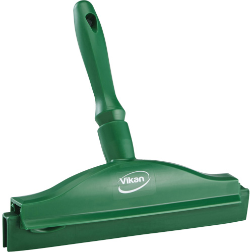 Raclette &agrave; lame double ultra hygi&eacute;nique, 10", Vert R.M.G. Prévention