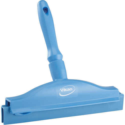 Raclette &agrave; lame double ultra hygi&eacute;nique, 10", Bleu R.M.G. Prévention