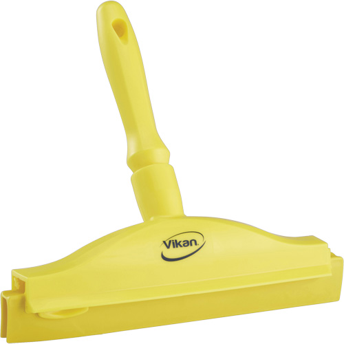 Raclette &agrave; lame double ultra hygi&eacute;nique, 10", Jaune R.M.G. Prévention