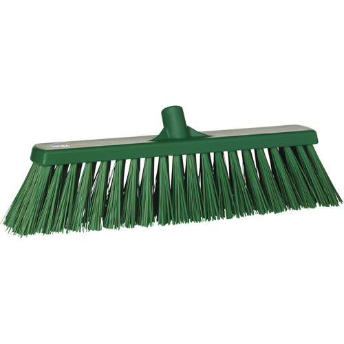 Balai-brosse robuste, Crins Ferme, 20", Polyester, Vert R.M.G. Prévention