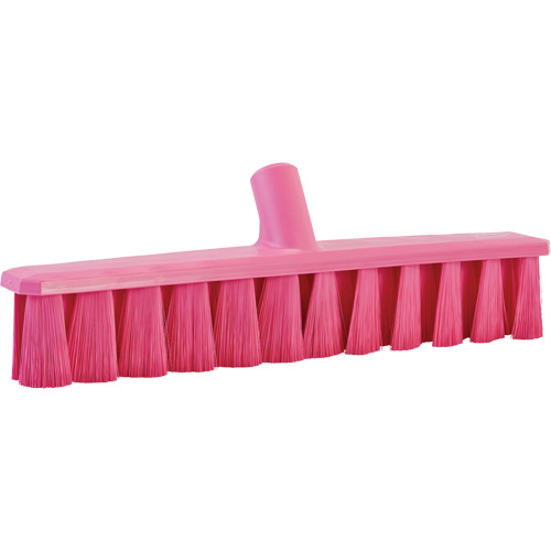 UST Soft Push Broom, Fine Bristles, 15-1/4", Polyester, Pink R.M.G. Prévention