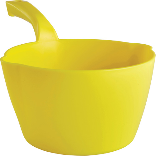 Pelle &agrave; main ronde, Plastique, Jaune, 64 oz R.M.G. Prévention