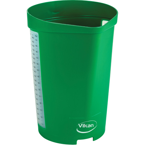 Cruche gradu&eacute;e, Plastique, Vert, 65 oz R.M.G. Prévention