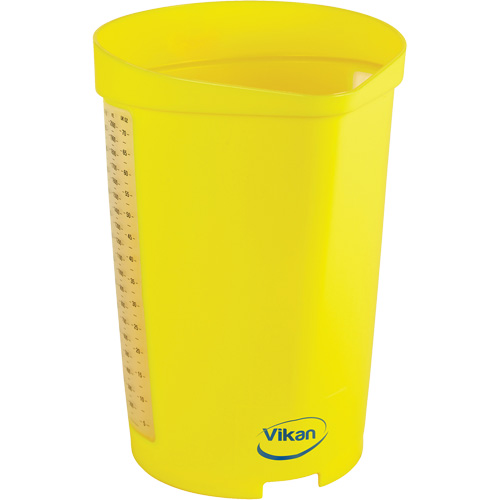 Cruche gradu&eacute;e, Plastique, Jaune, 65 oz R.M.G. Prévention