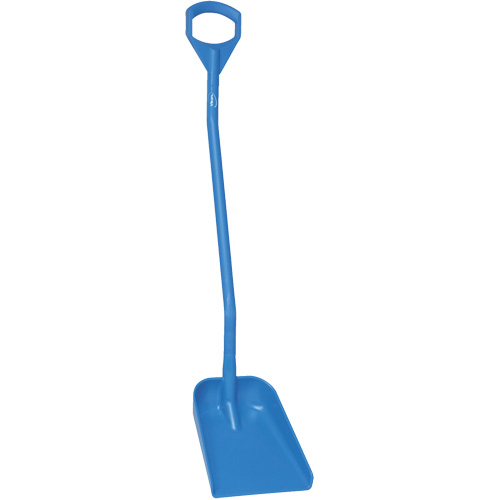 Pelle ergonomique &agrave; petite lame, Longueur de 50", Plastique, Bleu R.M.G. Prévention